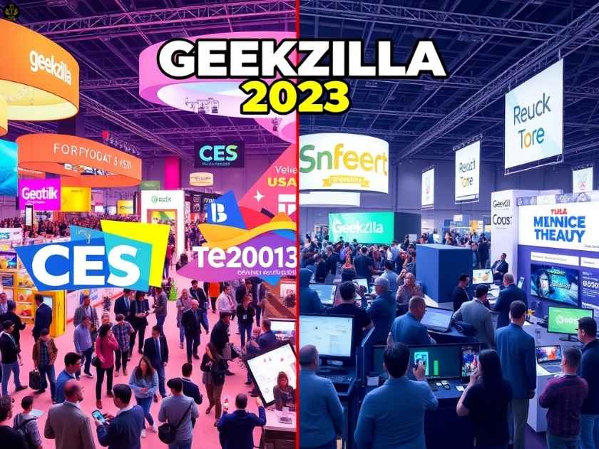 Geekzilla CES 2023 vs. Other Tech Events