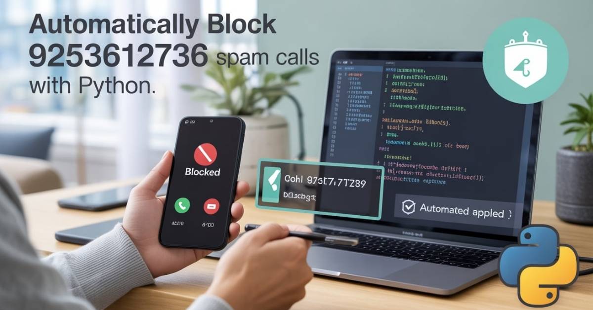 Block 9253612736 Spam Calls Python