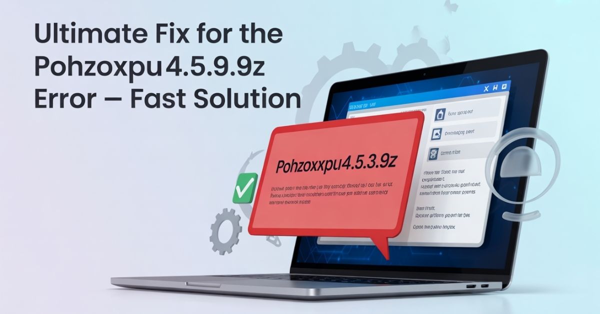 Pohzoxpu4.5.3.9z Error
