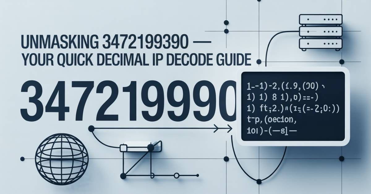 Unmasking 3472199390 Decimal Ip Guide