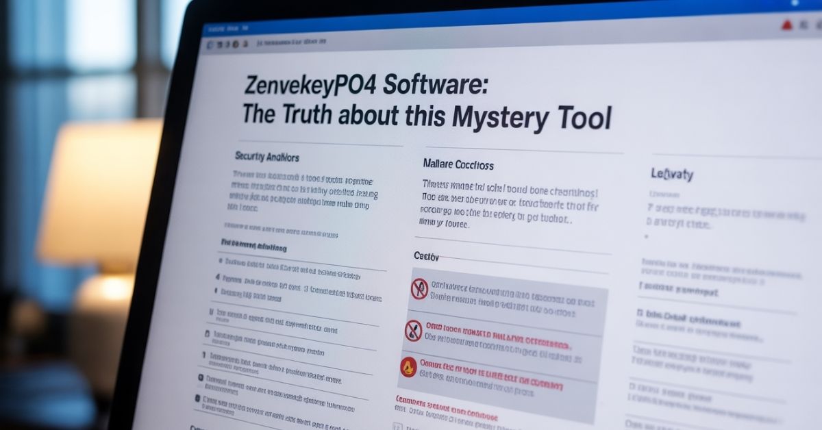 Zenvekeypo4 Software