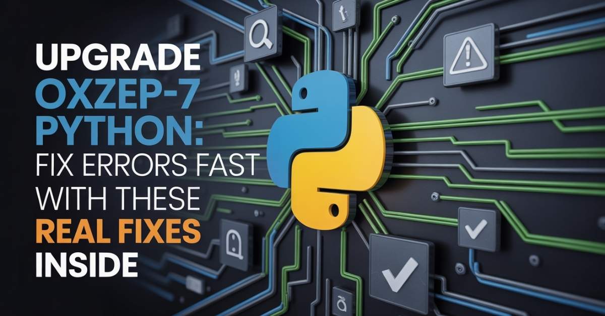 Upgrade OXZEP7 Python